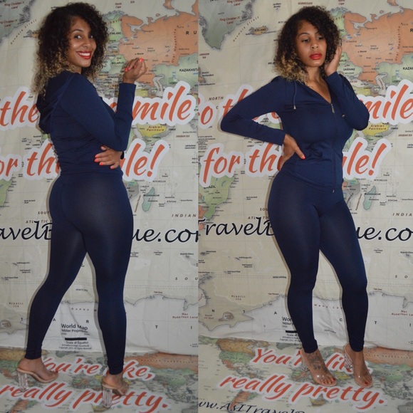 Other - Navy blue Pants set